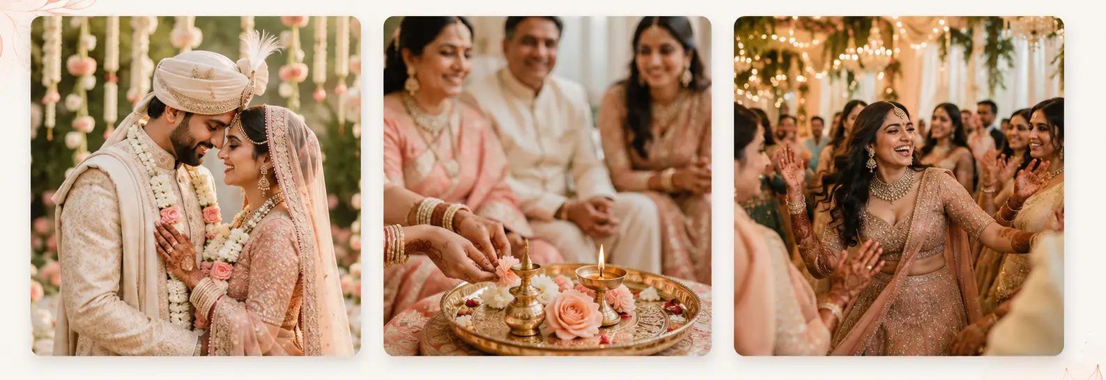 Wedding photo delivery gallery organised into Haldi Sangeet ceremony portraits and reception collections