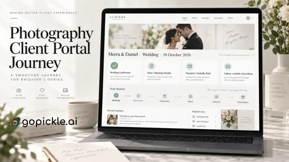 Photography Client Portal: What Clients Should See From Booking to Final Gallery